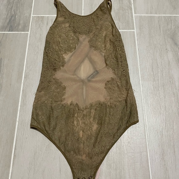 Olive Green Bodysuit - Picture 1 of 5